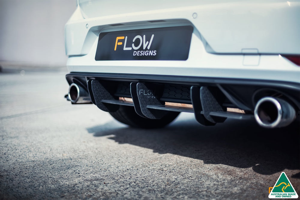 Flow Design VW MK7.5 Golf GTI Flow-Lock Rear Diffuser