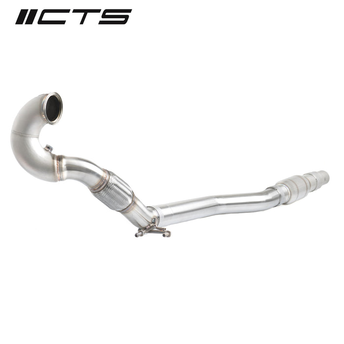 CTS Turbo - Downpipe with Catalytic Converter for VW MK7R / Audi 8V S3