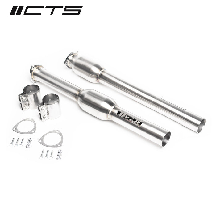 CTS Turbo - MK3 TTRS/8V RS3 Facelift Mid Pipes Catalytic Converter