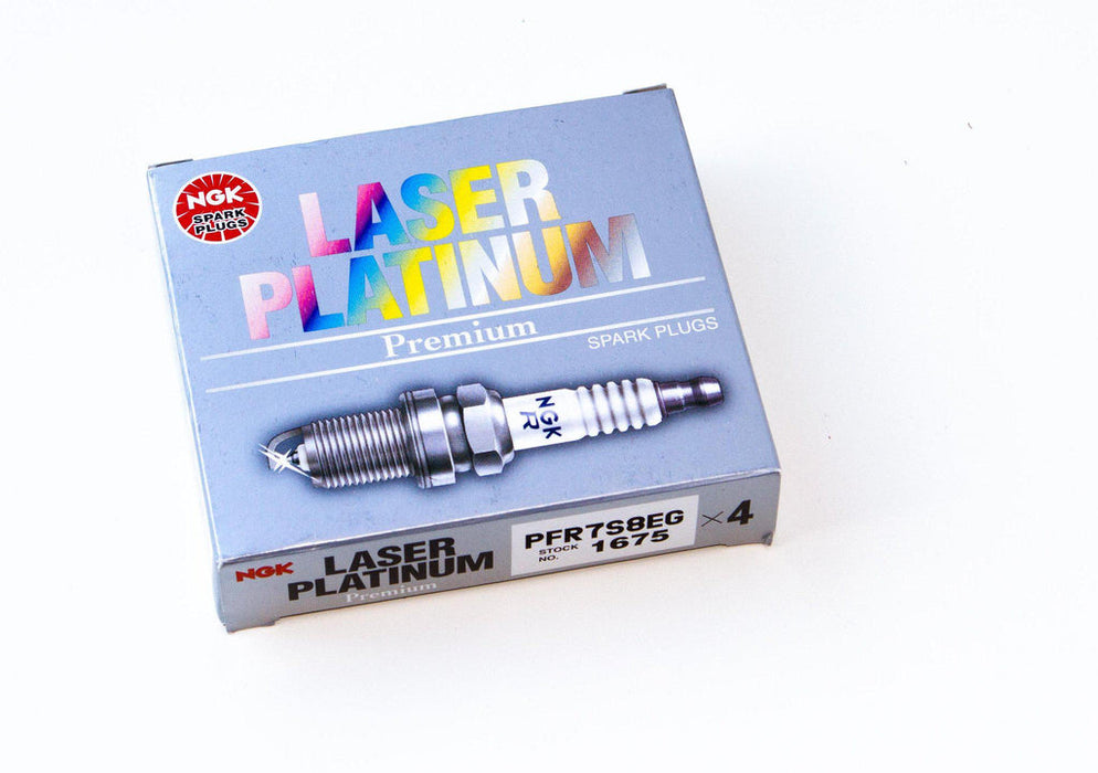 NGK PFR7S8EG 1675 - Laser Platinum Spark Plugs (x4) - 2.0T EA113 & EA888.1. Factory
