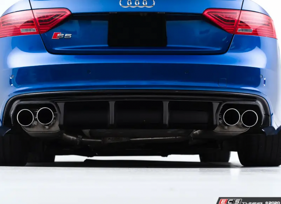 Audi B8.5 S5 / A5 S-Line Rear Diffuser - Gloss Black — VAG Garage ...