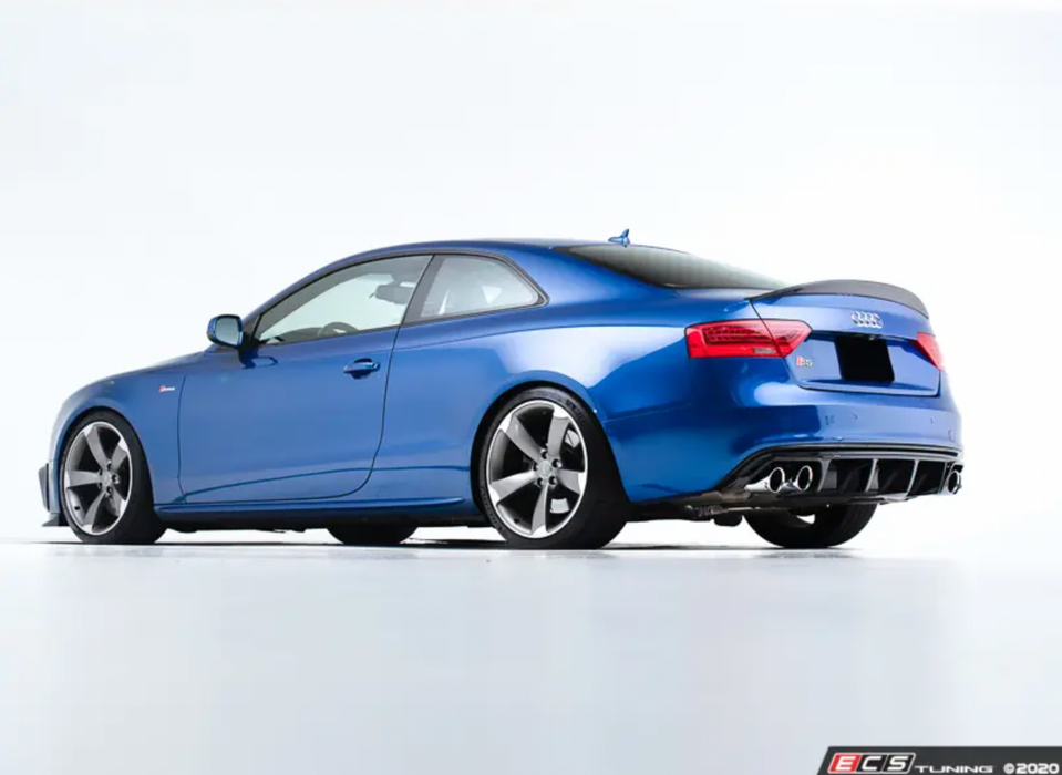 Audi B8.5 S5 / A5 S-Line Rear Diffuser - Gloss Black — VAG Garage ...