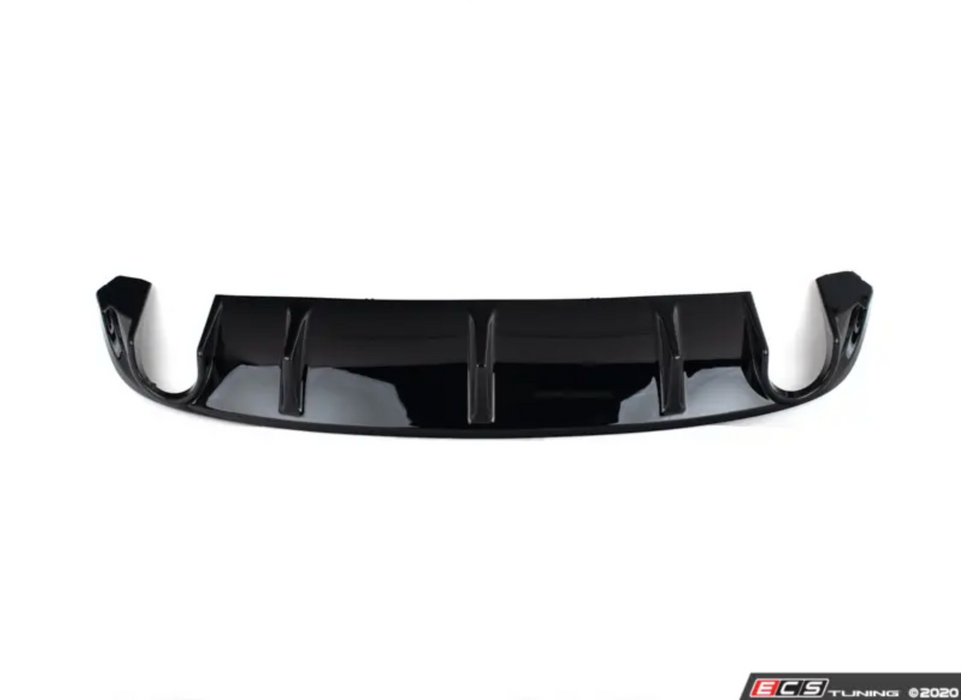 Audi B9 A4 S-Line Pre-Facelift Rear Diffuser - Gloss Black