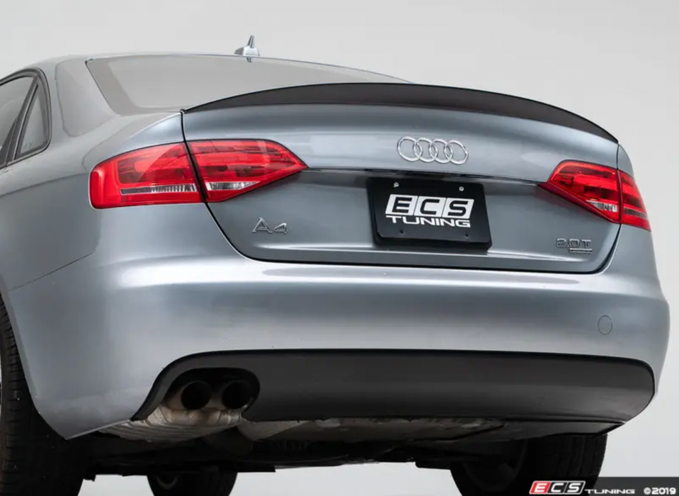 ECS Tuning Audi Pre-Facelift B8 A4 Trunk Spoiler - Gloss Black