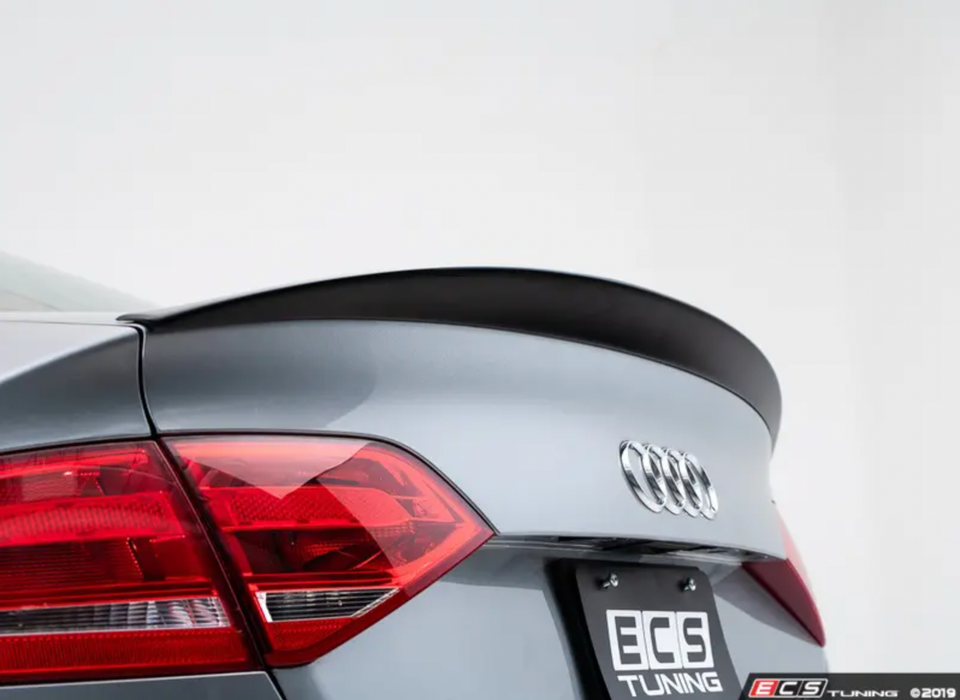 ECS Tuning Audi Pre-Facelift B8 A4 Trunk Spoiler - Gloss Black