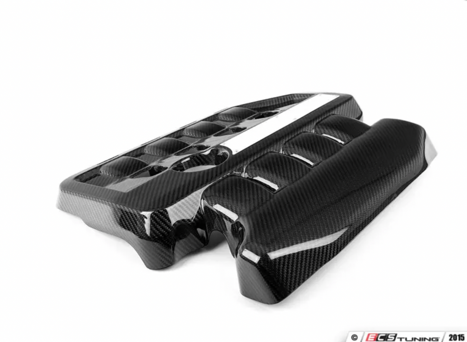 ECS Tuning Carbon Fibre Engine Cover MK5/MK6/Tiguan 2.0TSI — VAG Garage
