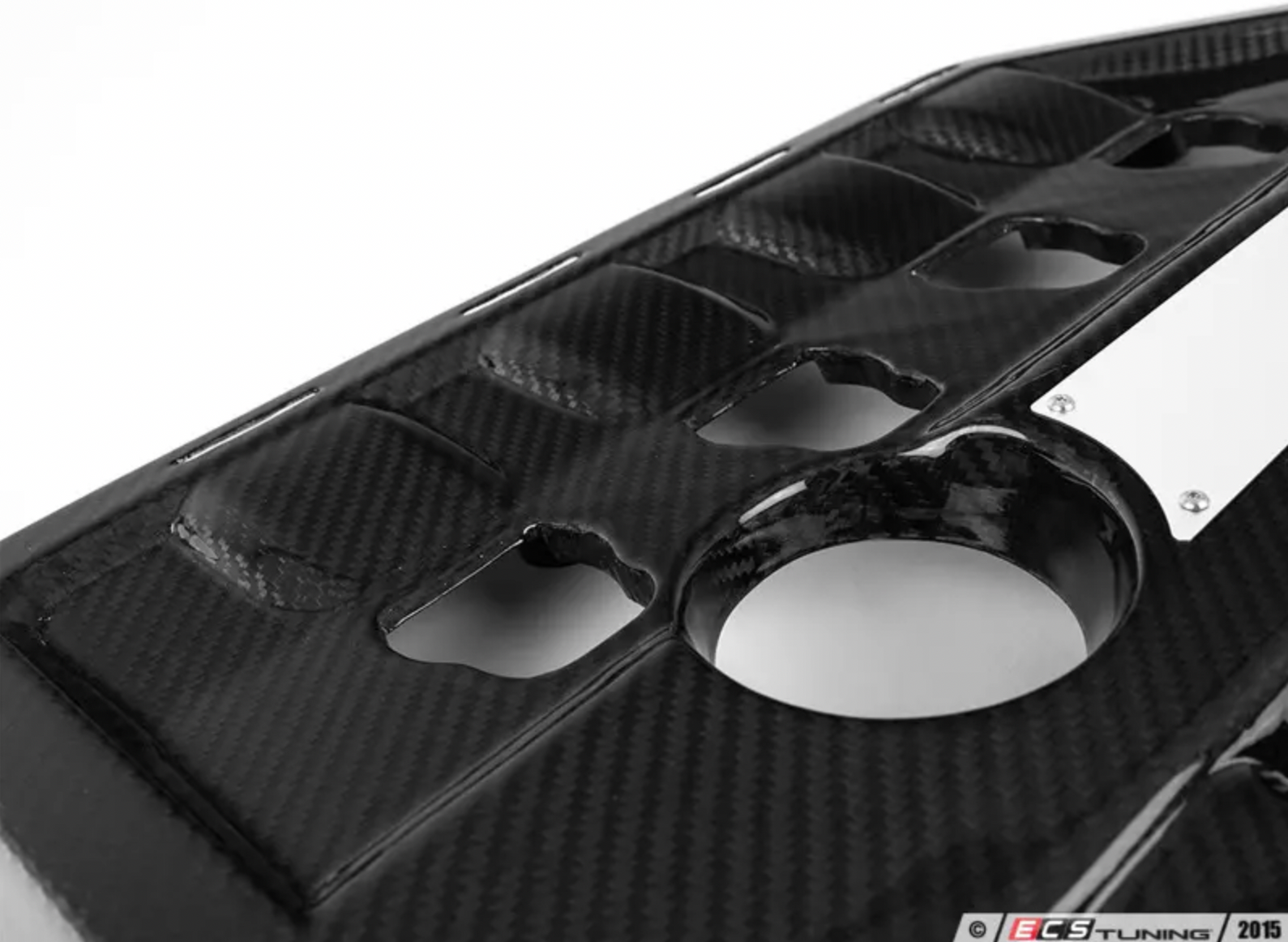 ECS Tuning Carbon Fibre Engine Cover MK5/MK6/Tiguan 2.0TSI — VAG Garage