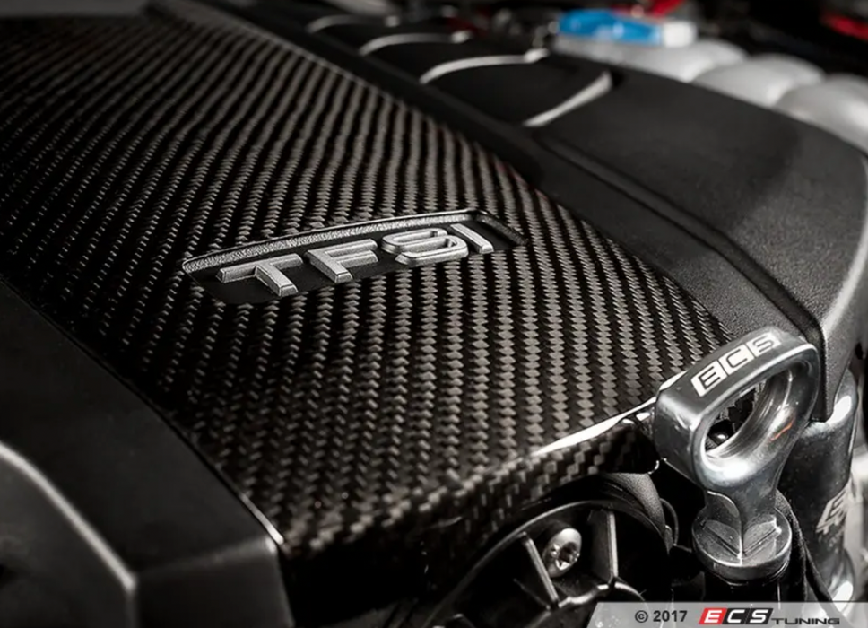 ECS Tuning Carbon Fibre Engine Cover - Audi B9 A4/A5 2.0T