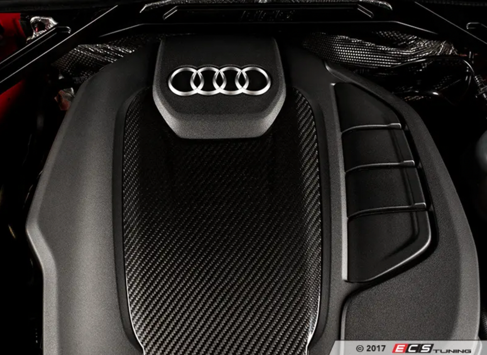 ECS Tuning Carbon Fibre Engine Cover - Audi B9 A4/A5 2.0T