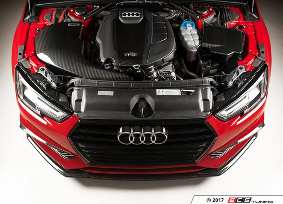 ECS Tuning Carbon Fibre Engine Cover - Audi B9 A4/A5 2.0T