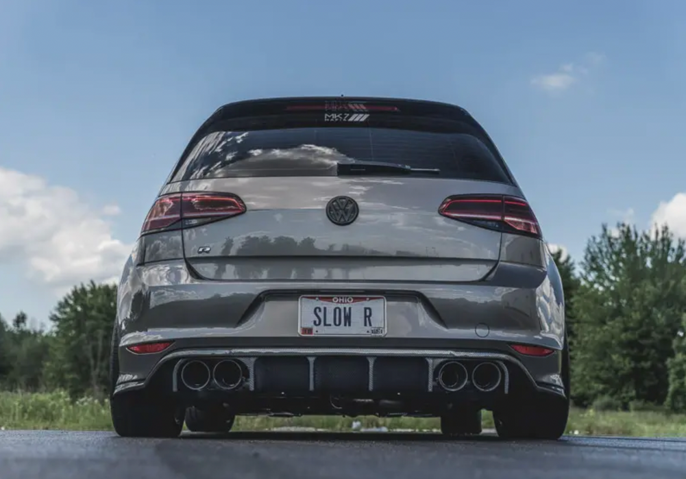 MK7 Golf R Rear Diffuser - Carbon Fibre — VAG Garage Australia PTY LTD