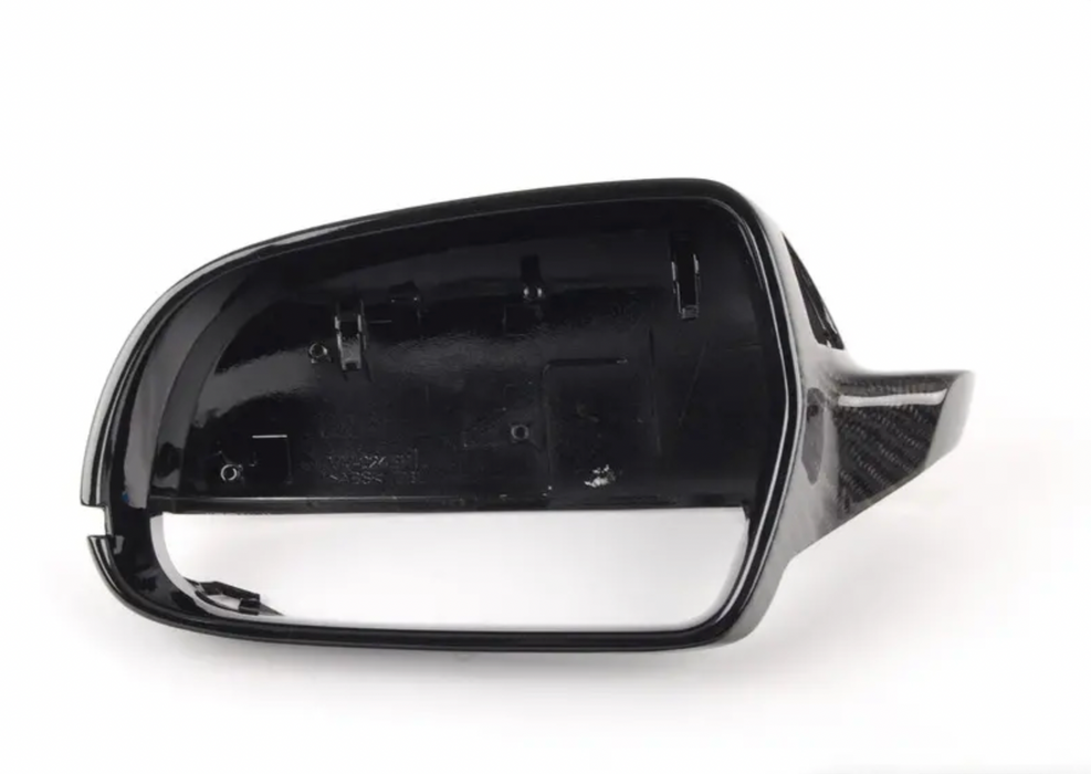ECS Tuning - Genuine Carbon Fibre Replacement Mirror Covers Audi B8 A4/A5/S4/S5 (With Lane Assist)