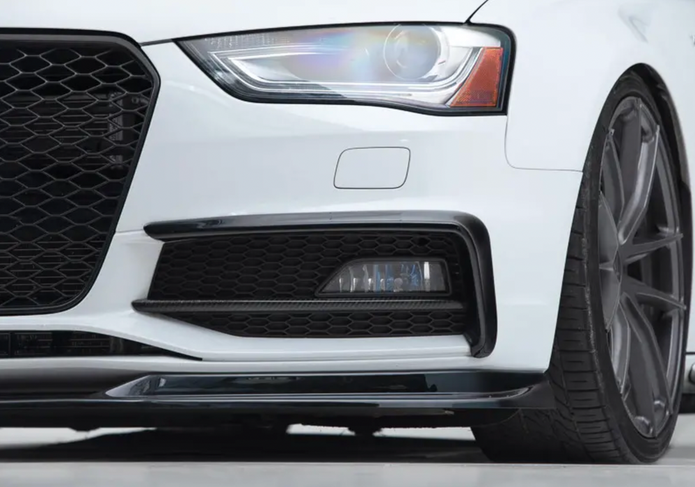 Audi B8.5 S4 / A4 S-Line Facelift Front Lip - Gloss Black