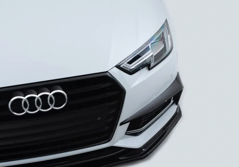 Audi B9 S4 / A4 S-Line Facelift Front Lip - Gloss Black