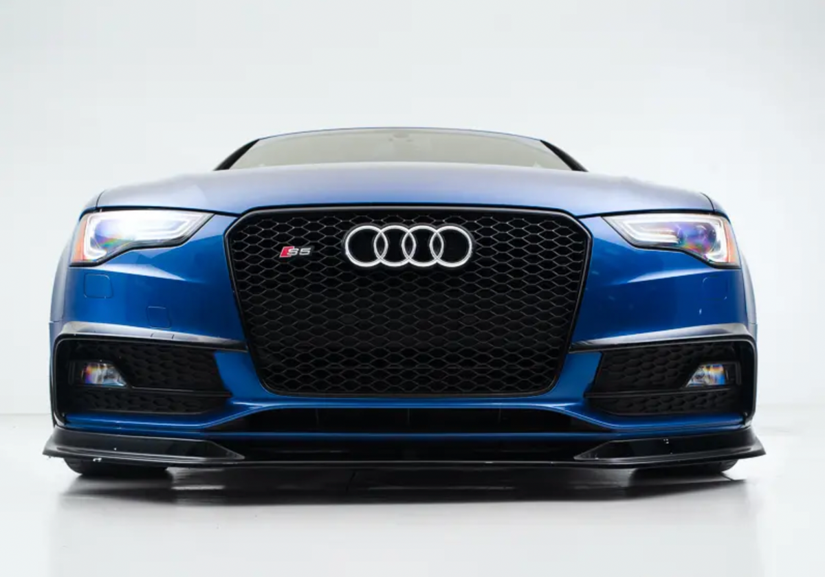 Audi B8 5 S5 A5 S Line Facelift Front Lip Gloss Black VAG Garage audi-b8-5-s5-a5-s-line-facelift-front-lip-gloss-black-vag-garage