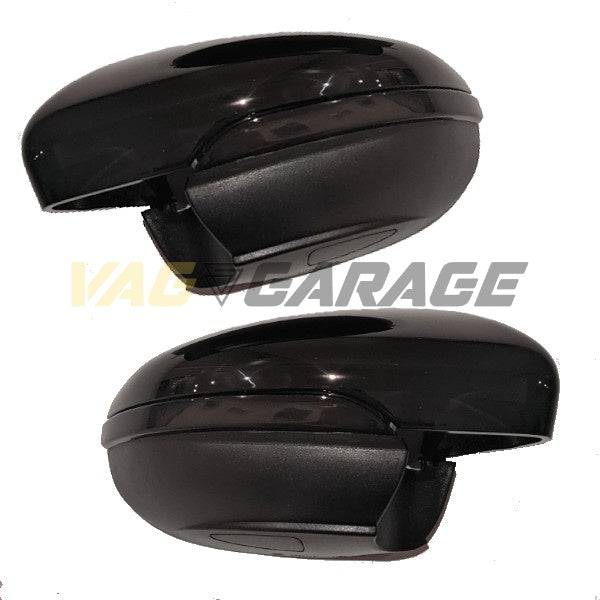 VGA® Smoked LED Sequential Indicators + Gloss Black Mirror Caps (VW MK6 models / 2009 - 2012) - VAG Garage Australia ® - VW/AUDI Aerokits, Aftermarket Parts & Accessories.
