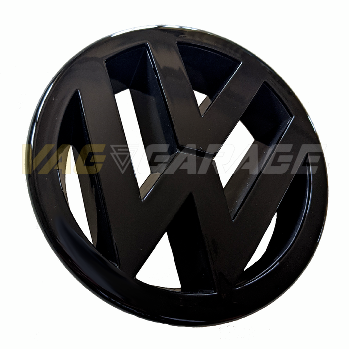 VW Gloss Black Badge Set (Clip on + adhesive) MK5