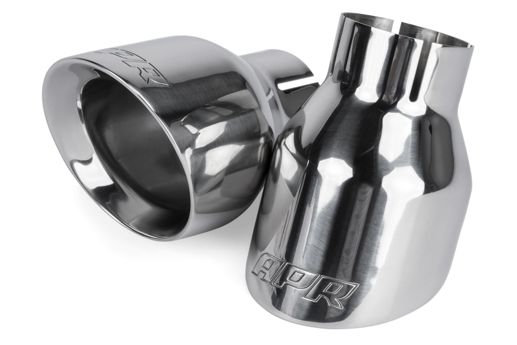 APR Double-Walled Exhaust Tips 4" - Polished Silver