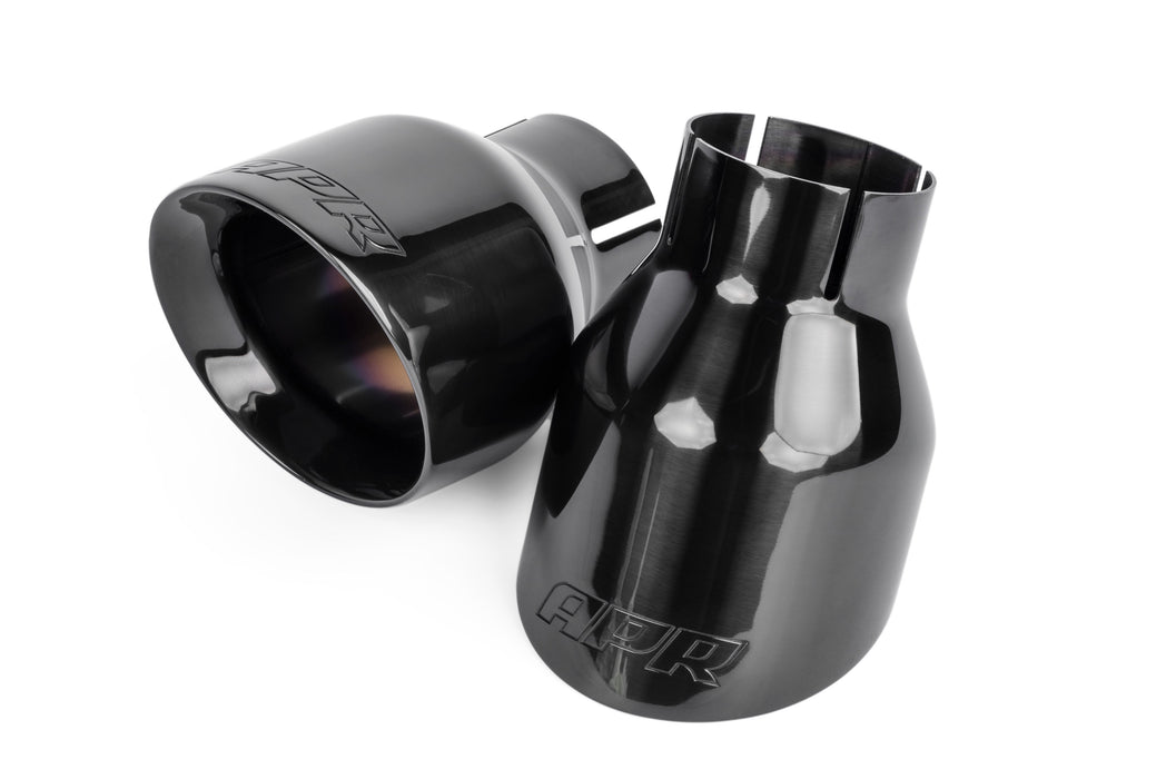 APR Double-Walled Exhaust Tips 4" - Polished Diamond-Black