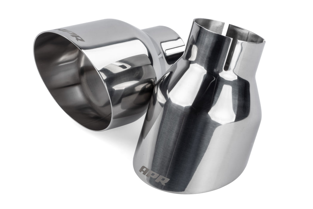 APR Single-Walled Exhaust Tips 3.5" - Polished Silver